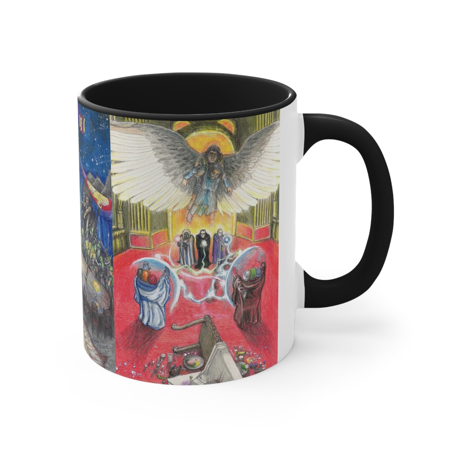 Accent Coffee Mug, 11oz with Adventures of a king motif