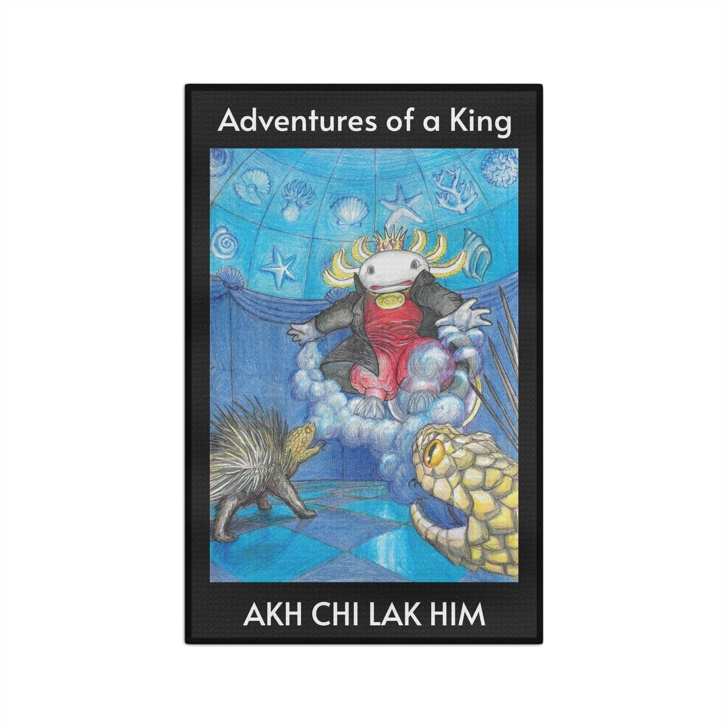 Microfiber Tea Towel with the Adventures of a King motif