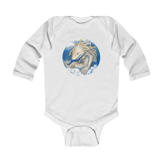 Infant Long Sleeve Bodysuit with the Adventures of a King motif