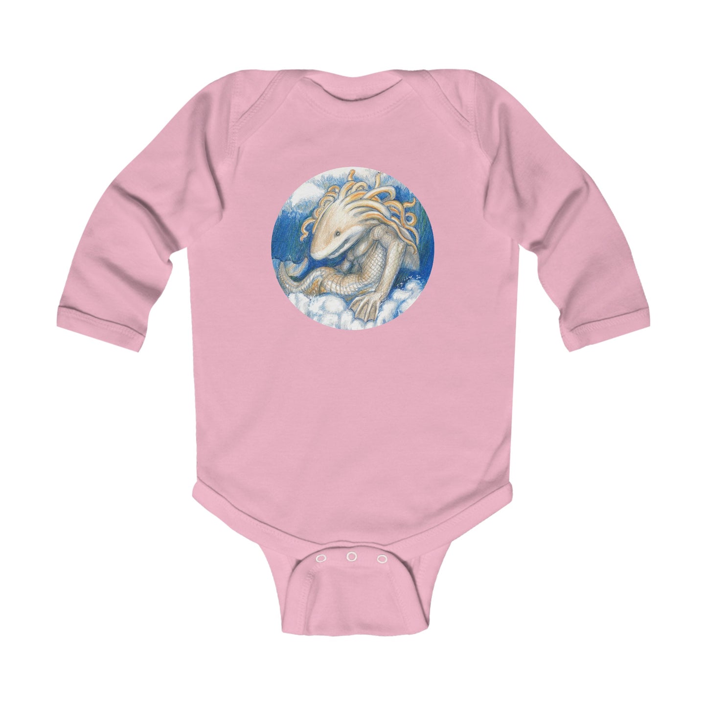 Infant Long Sleeve Bodysuit with the Adventures of a King motif