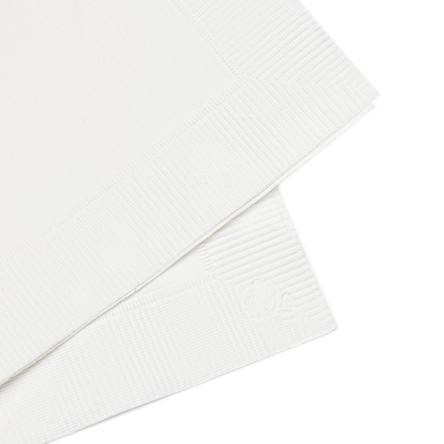 White Coined Napkins with Race to God's table motif