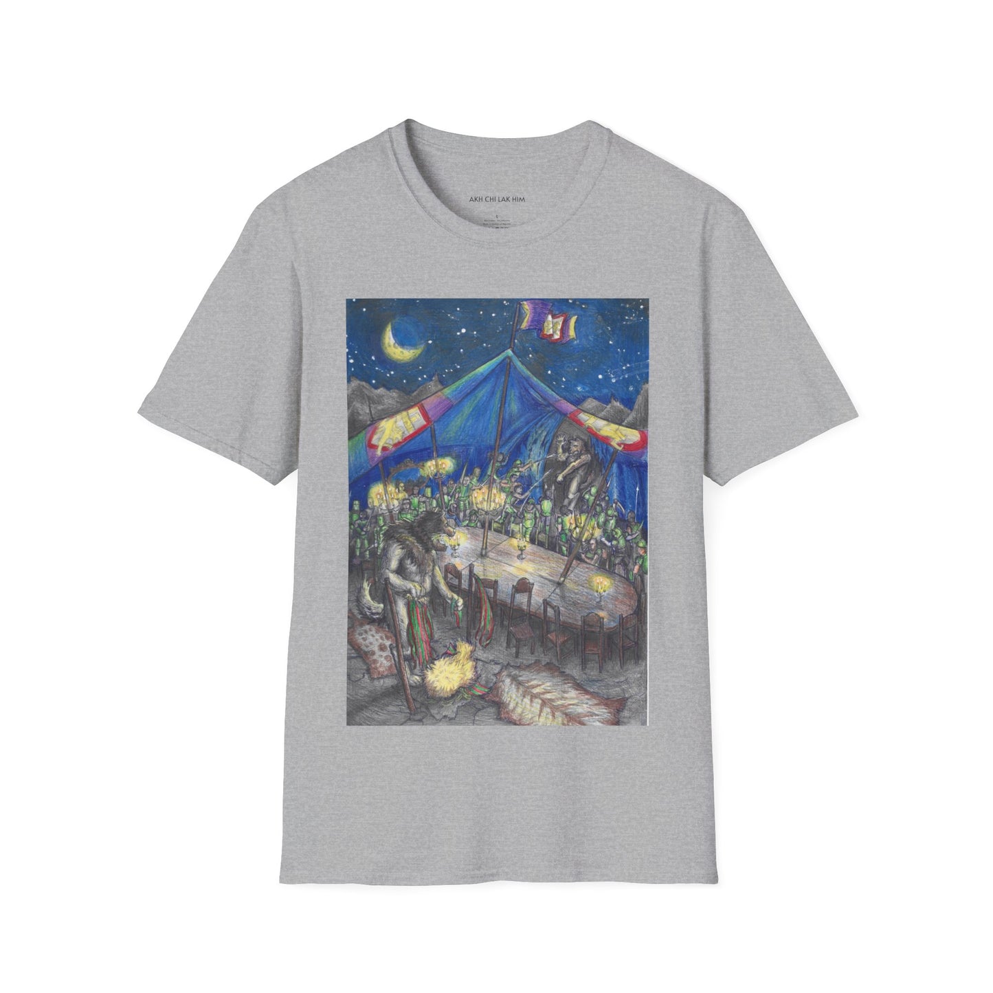 Unisex Softstyle T-Shirt with the Adventures of a King motif