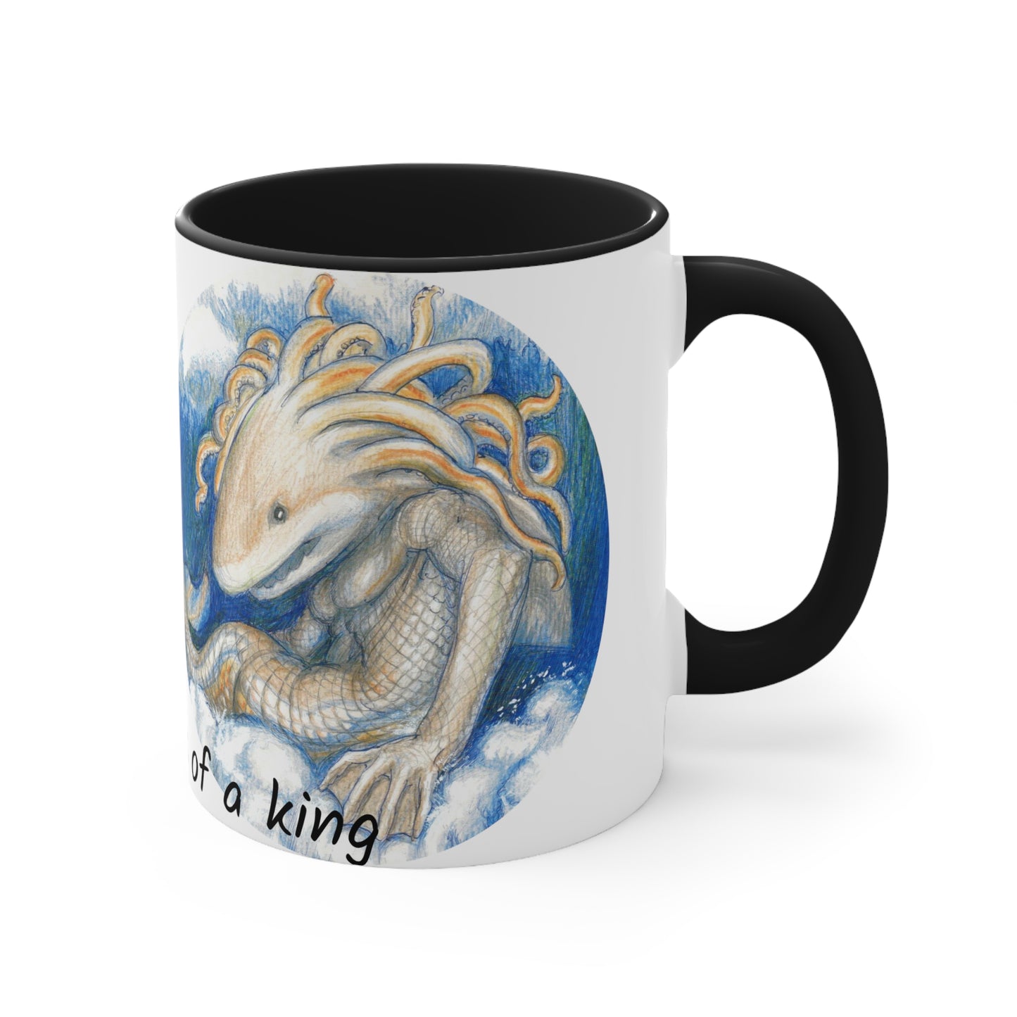 Accent Coffee Mug, 11oz with Adventures of a king motif