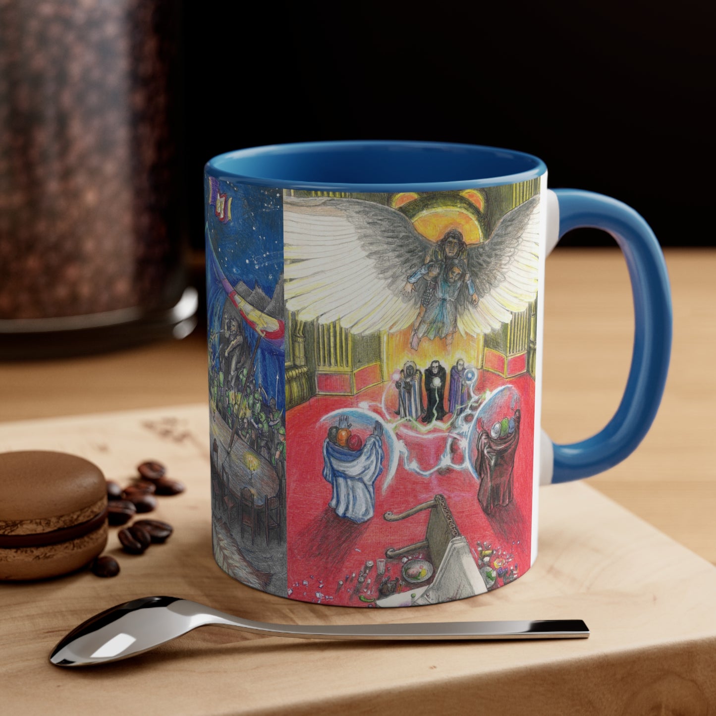 Accent Coffee Mug, 11oz with Adventures of a king motif