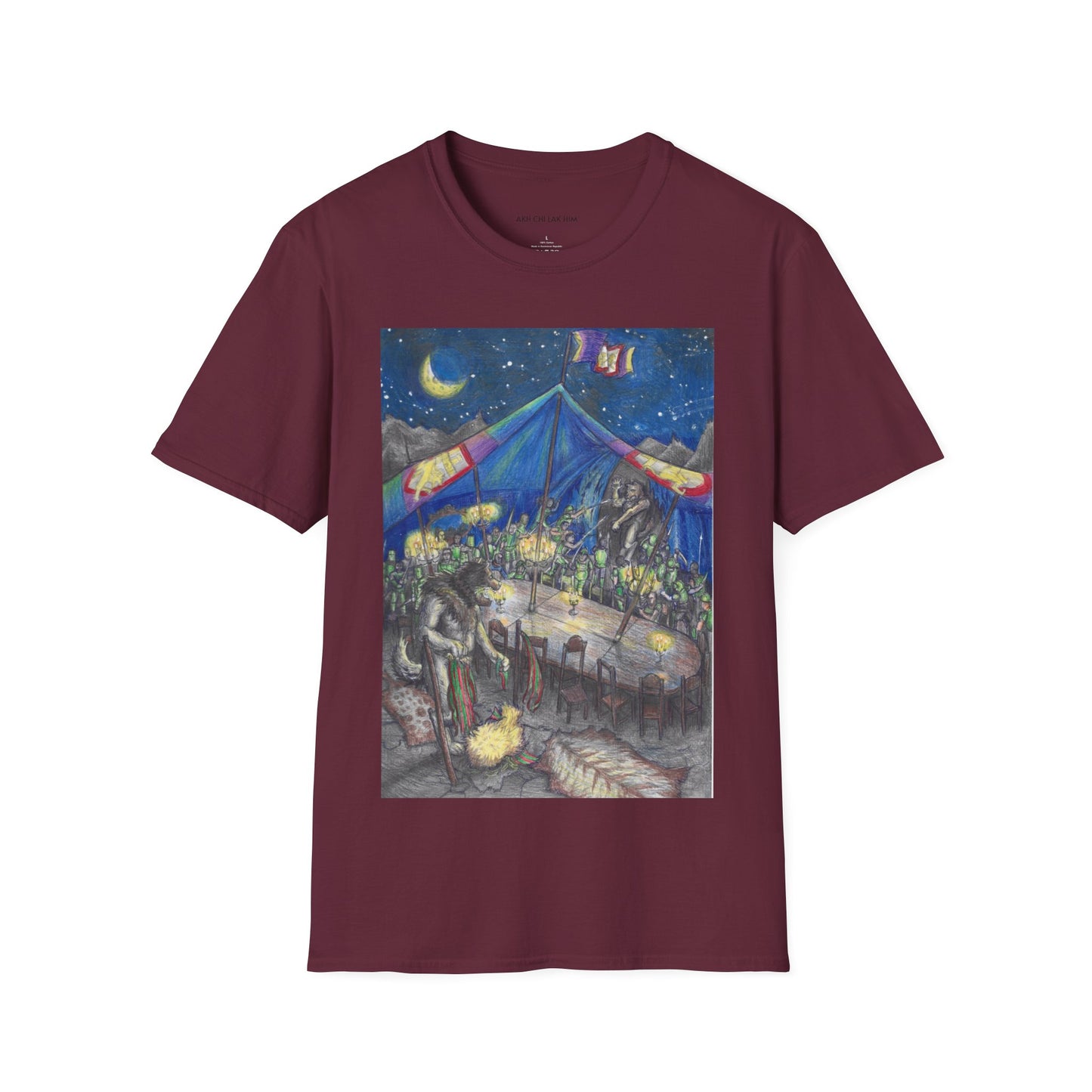 Unisex Softstyle T-Shirt with the Adventures of a King motif