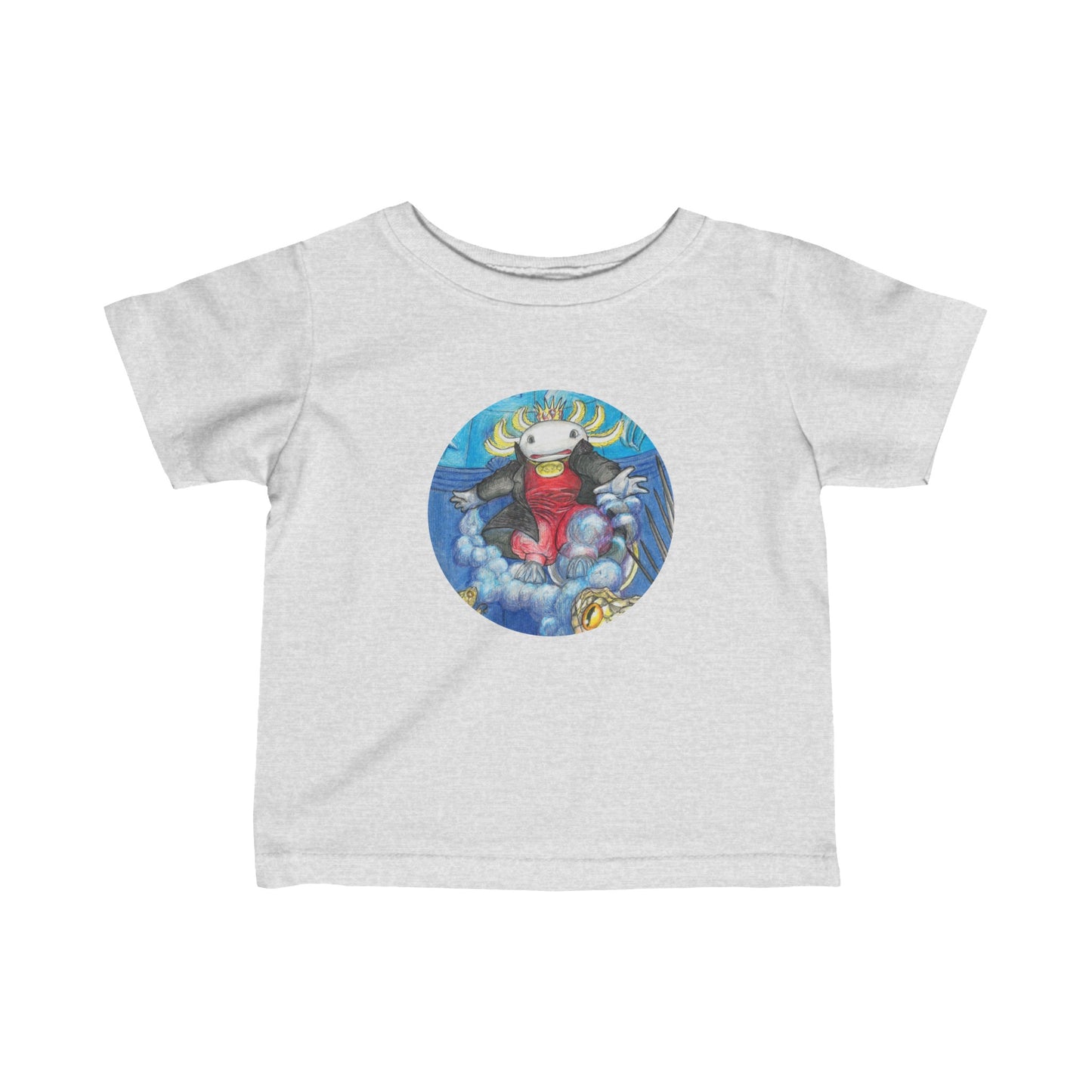 Infant Fine Jersey Tee with the Adventures of a King motif