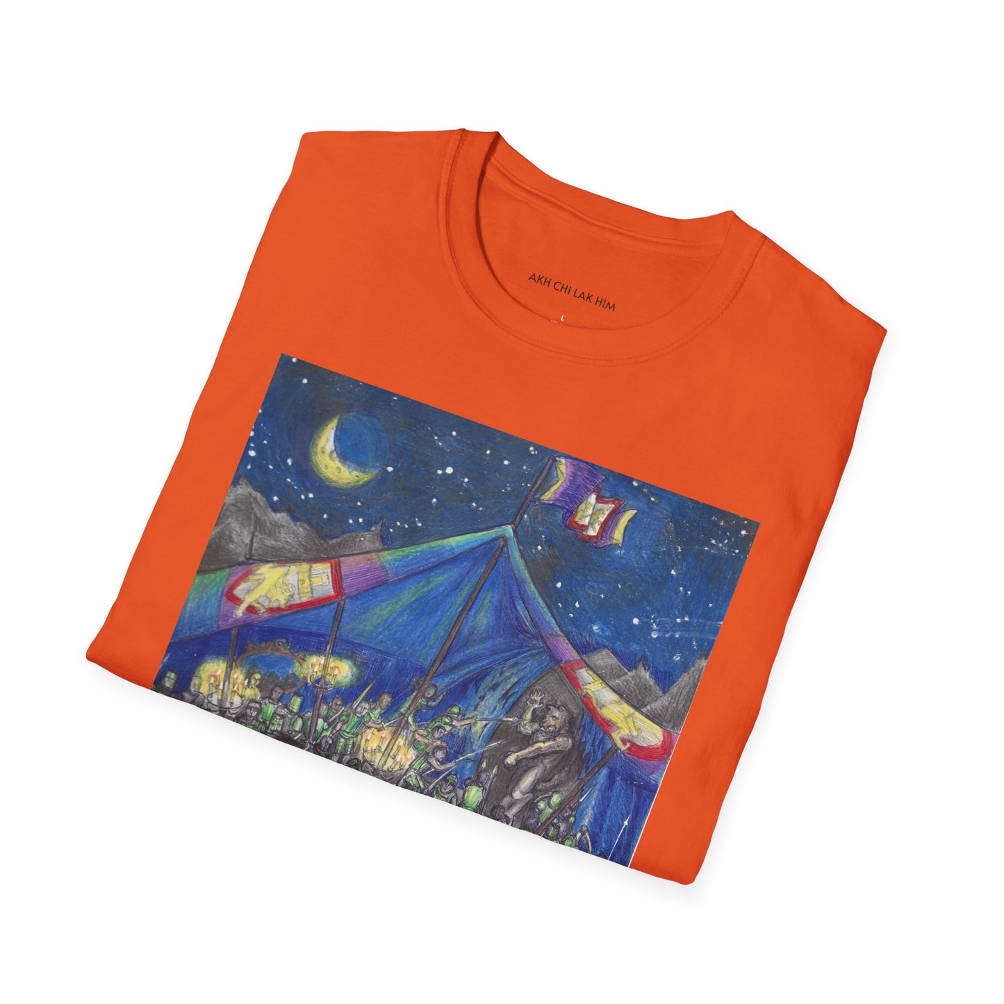 Unisex Softstyle T-Shirt with the Adventures of a King motif