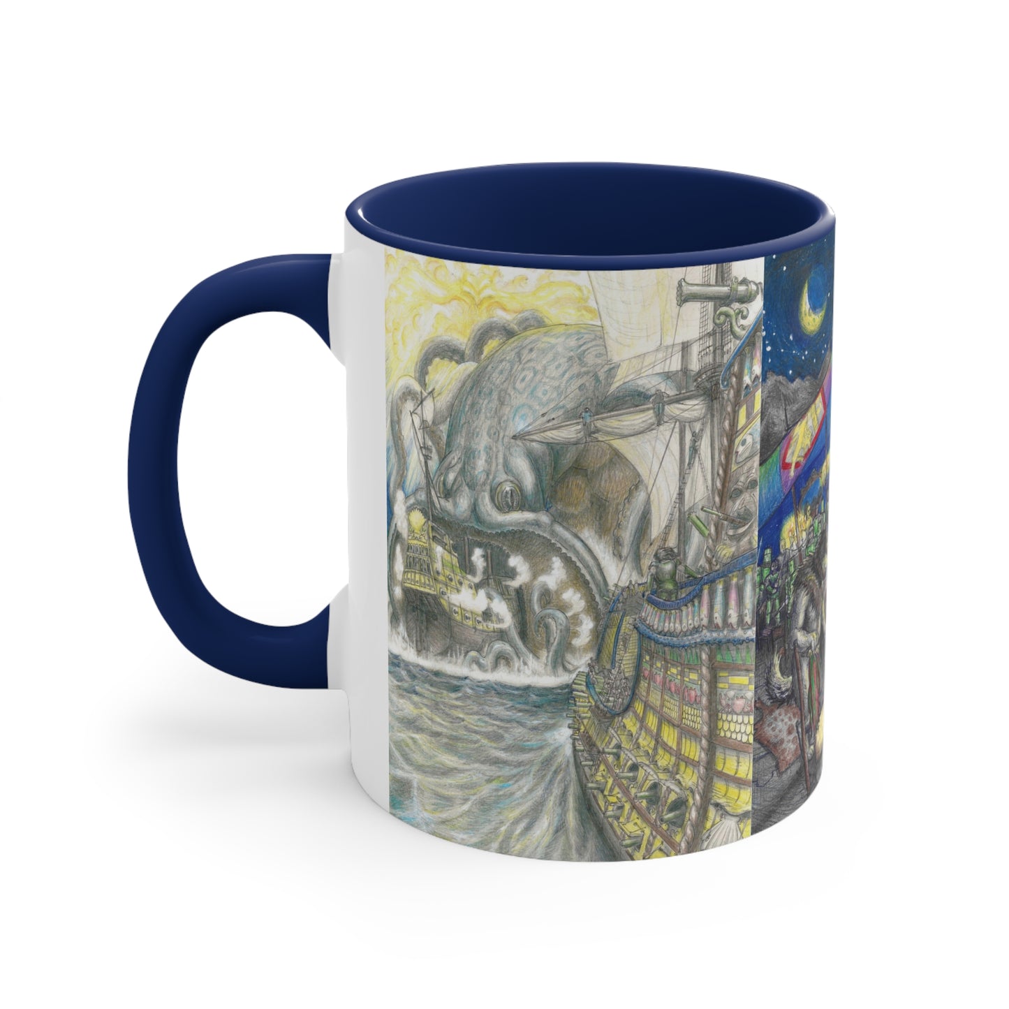 Accent Coffee Mug, 11oz with Adventures of a king motif