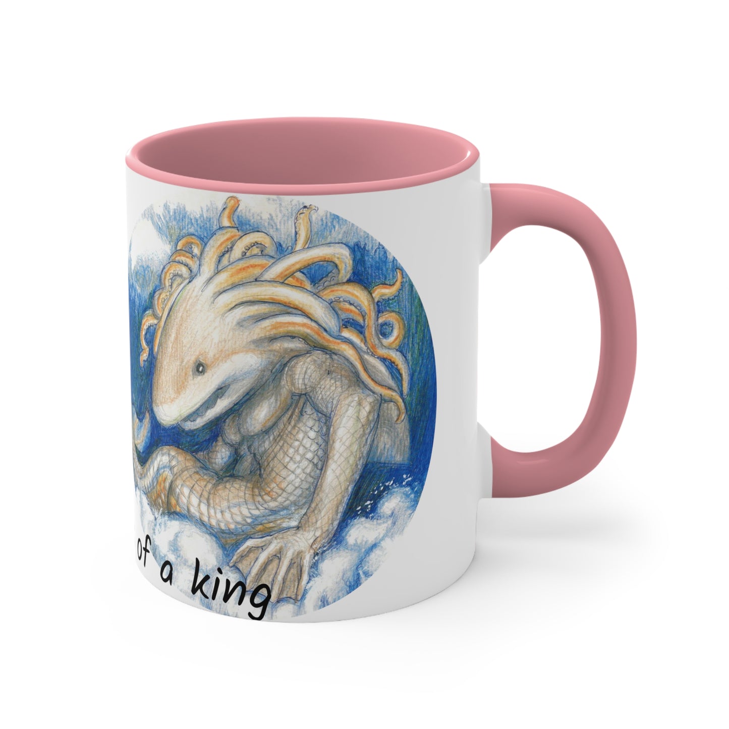 Accent Coffee Mug, 11oz with Adventures of a king motif