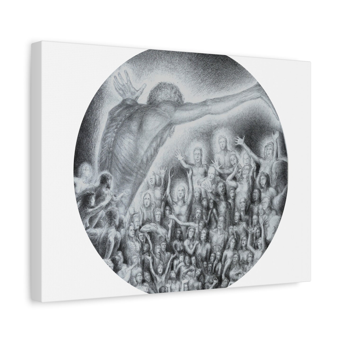 Matte Canvas, Stretched, 1.25" with a Ready For Your Afterlife motif