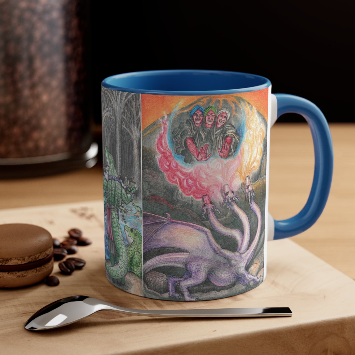 Accent Coffee Mug, 11oz with Adventure of a King motif