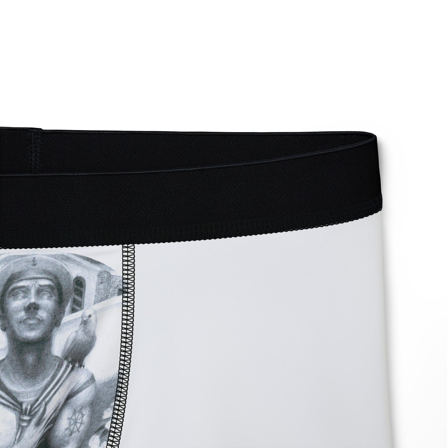 Men's Boxers (AOP) with Ready For Your Afterlife motif