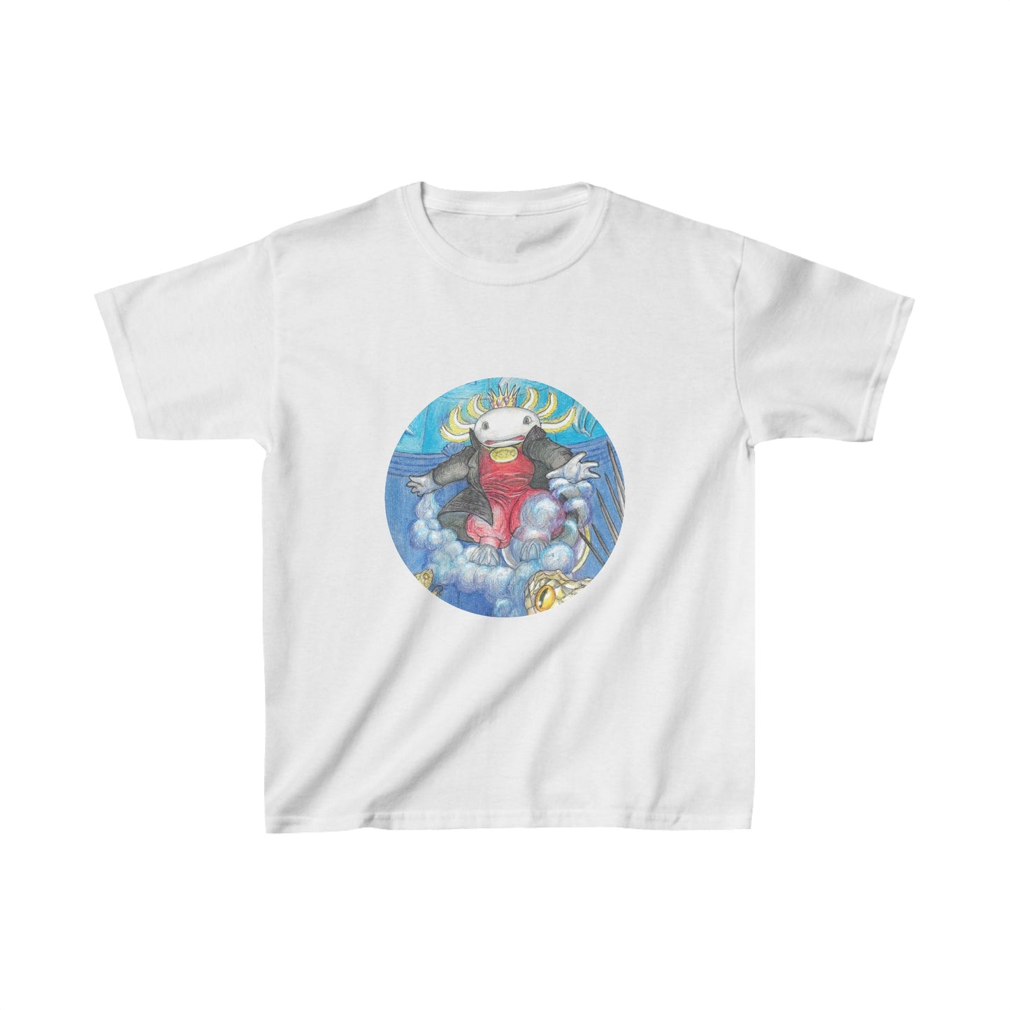 Kids Heavy Cotton™ Tee with the Adventures of a King motif