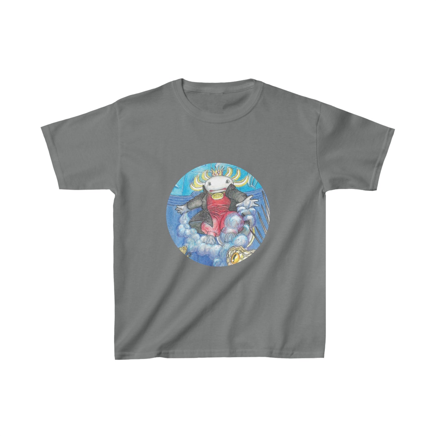 Kids Heavy Cotton™ Tee with the Adventures of a King motif