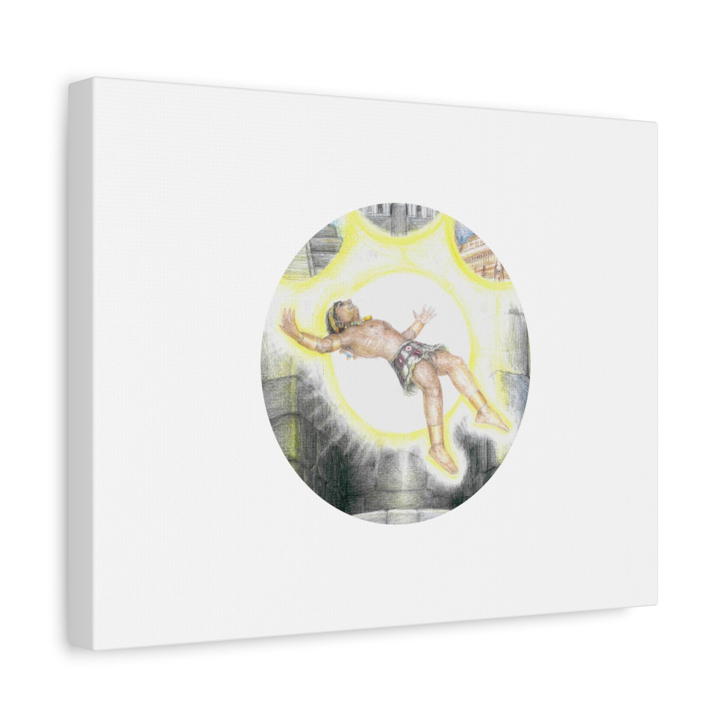 Matte Canvas, Stretched, 1.25" with a Ready For Your Afterlife motif