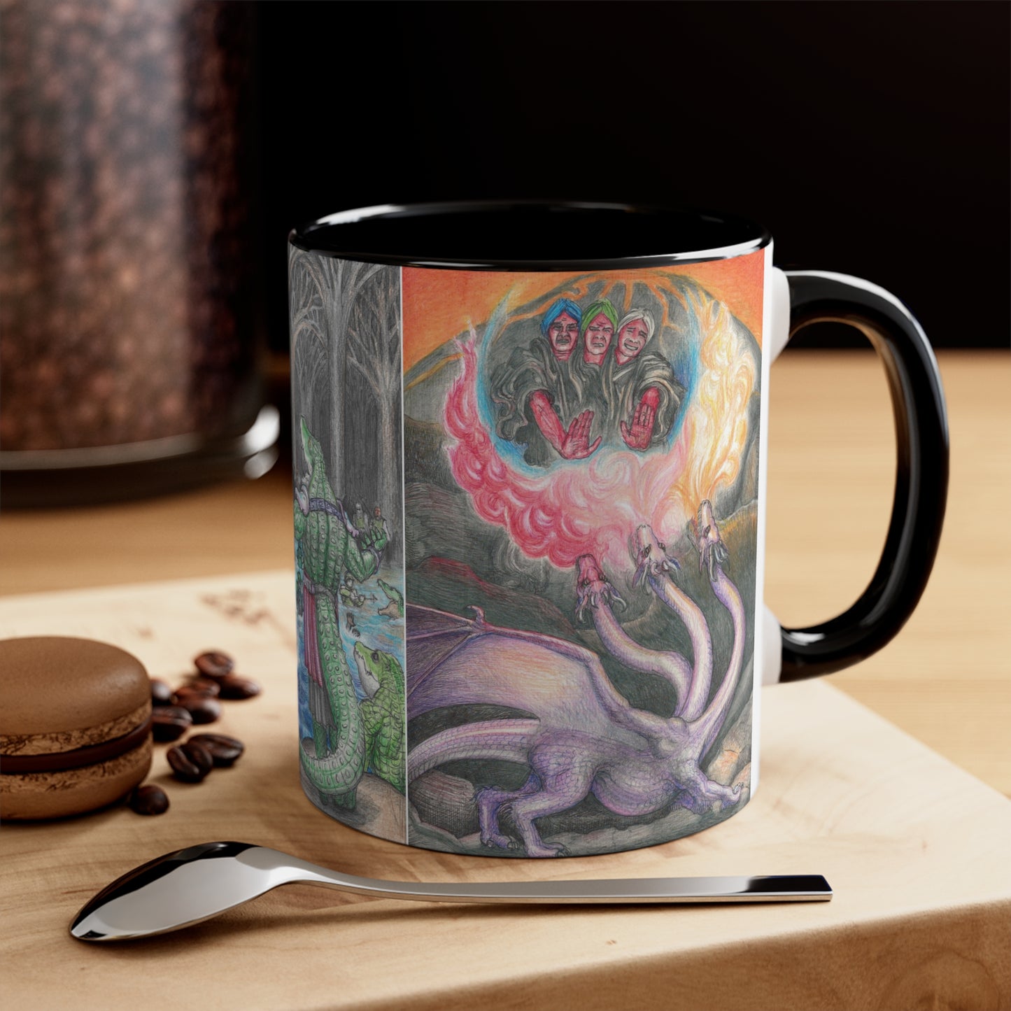 Accent Coffee Mug, 11oz with Adventure of a King motif