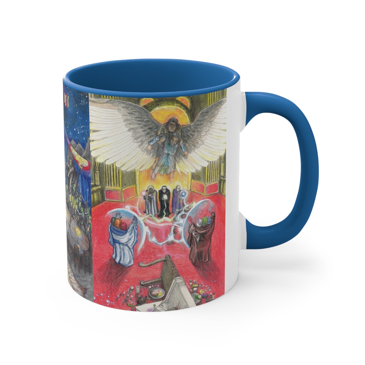 Accent Coffee Mug, 11oz with Adventures of a king motif