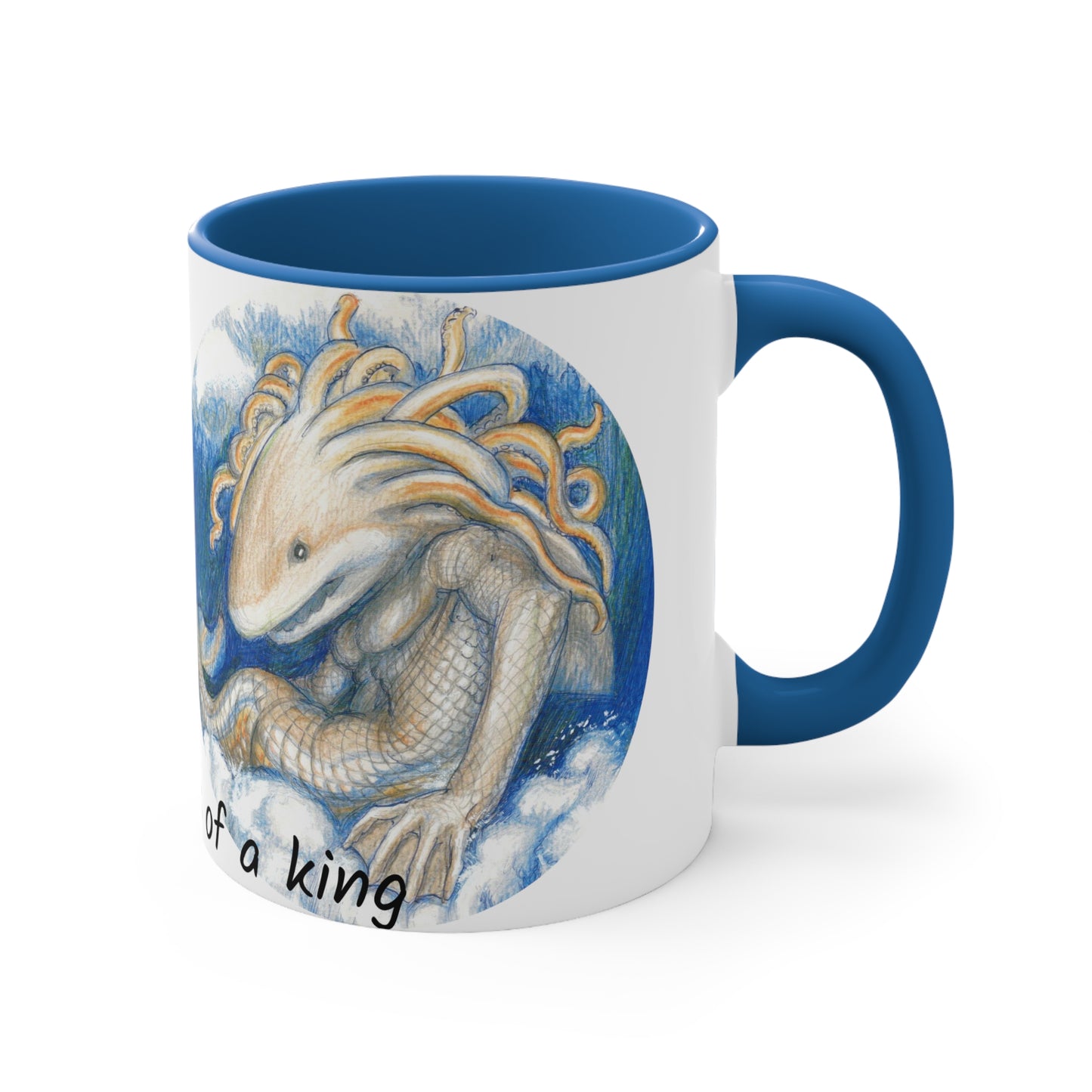 Accent Coffee Mug, 11oz with Adventures of a king motif