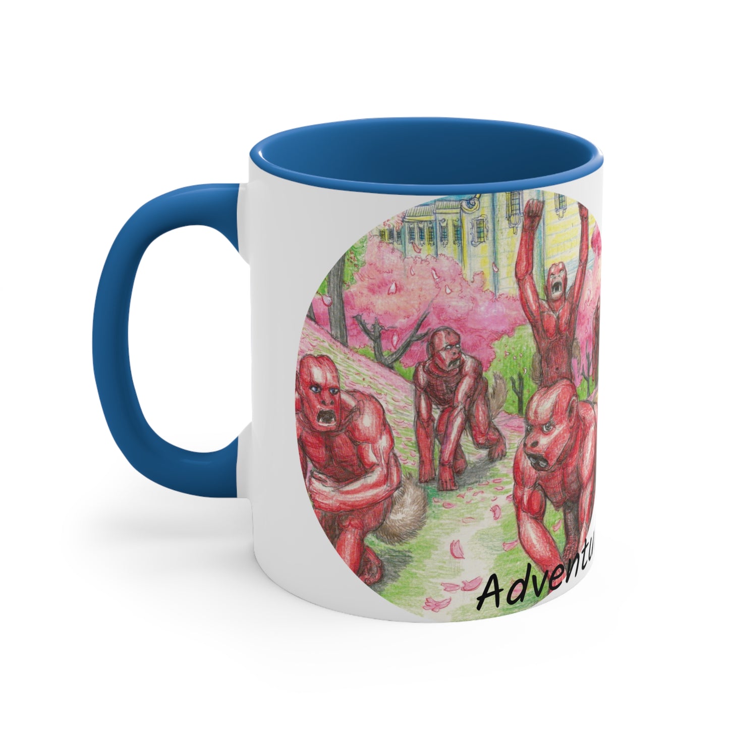 Accent Coffee Mug, 11oz with Adventures of a king motif