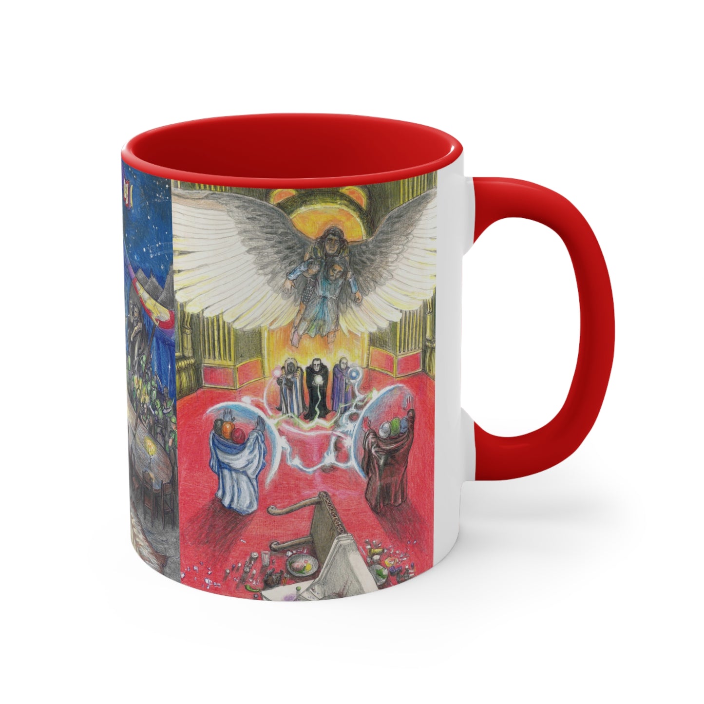 Accent Coffee Mug, 11oz with Adventures of a king motif