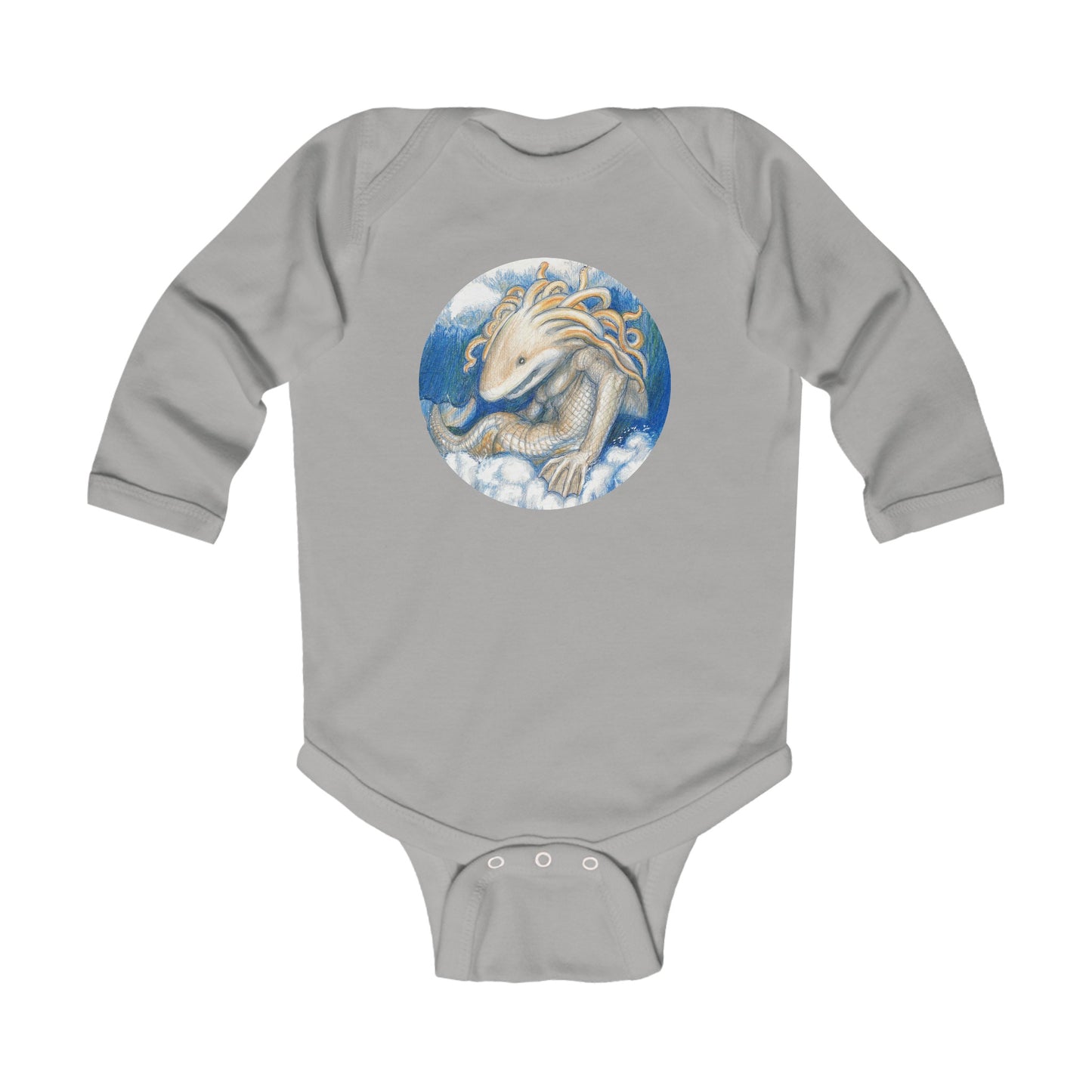 Infant Long Sleeve Bodysuit with the Adventures of a King motif