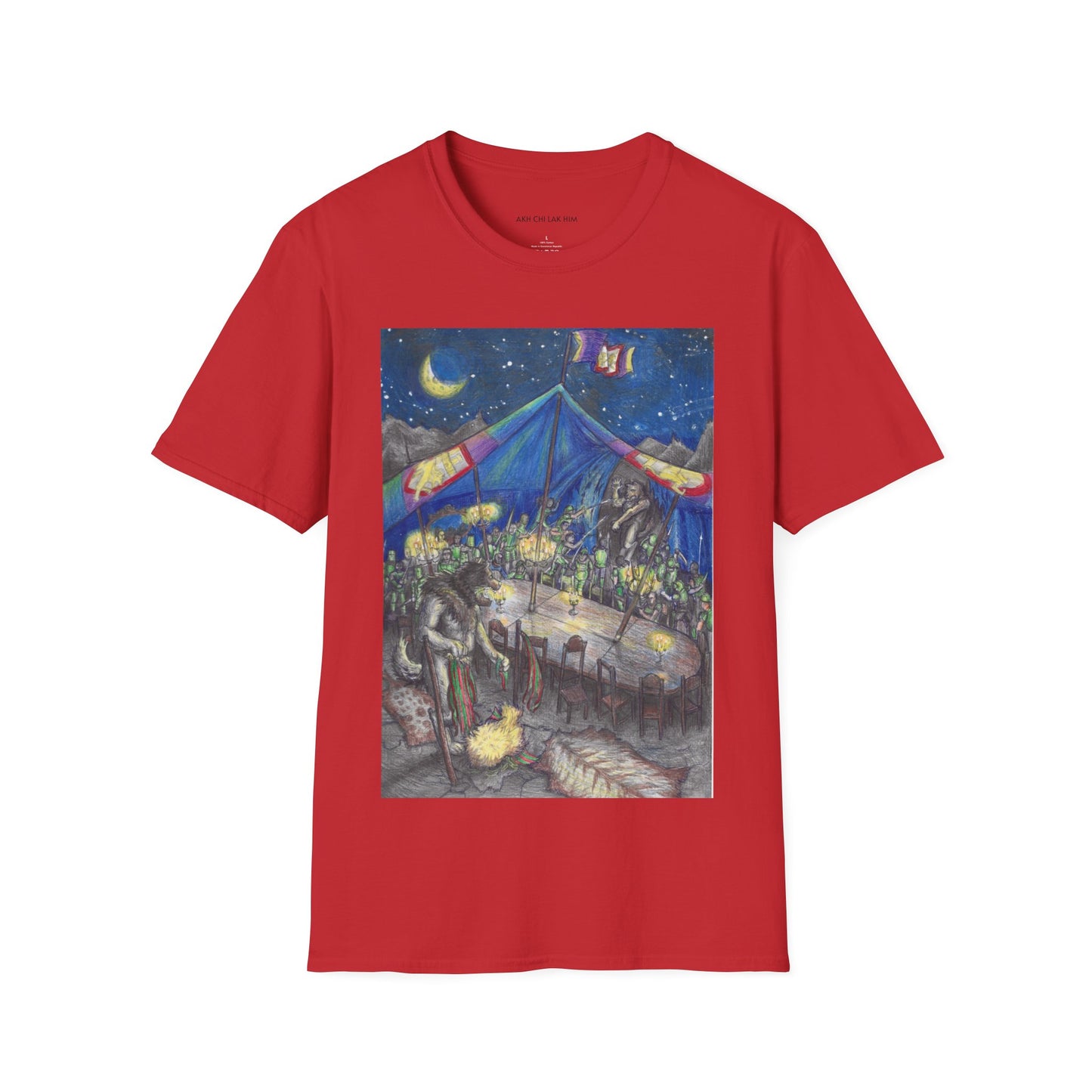 Unisex Softstyle T-Shirt with the Adventures of a King motif