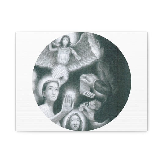 Matte Canvas, Stretched, 1.25" with a Ready For Your Afterlife motif