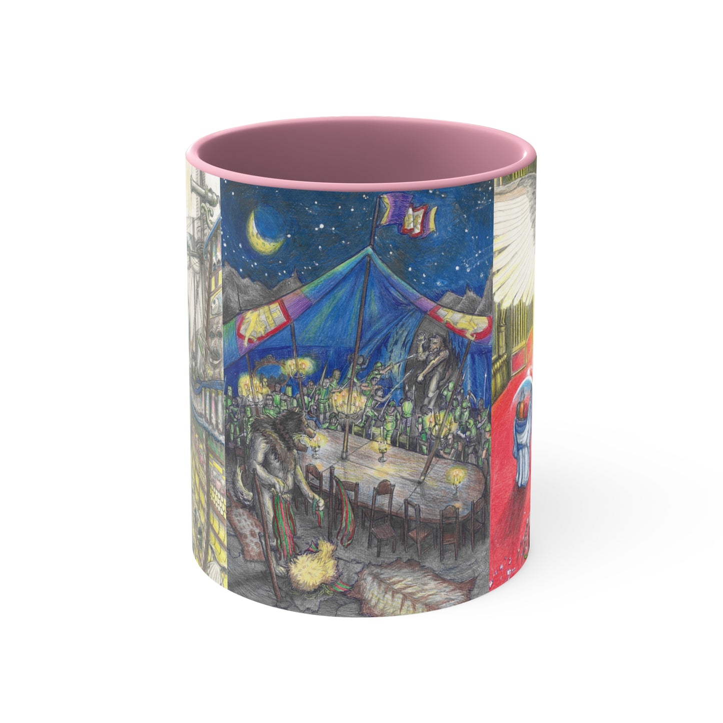 Accent Coffee Mug, 11oz with Adventures of a king motif