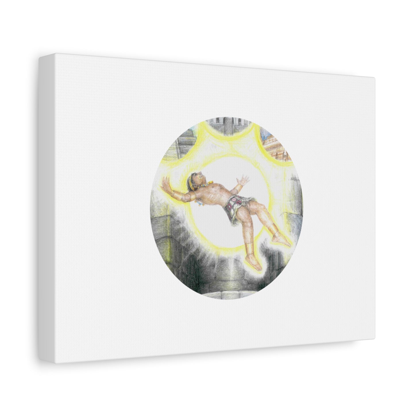 Matte Canvas, Stretched, 1.25" with a Ready For Your Afterlife motif