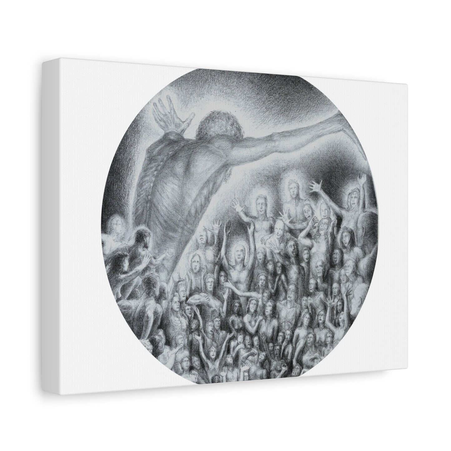 Matte Canvas, Stretched, 1.25" with a Ready For Your Afterlife motif