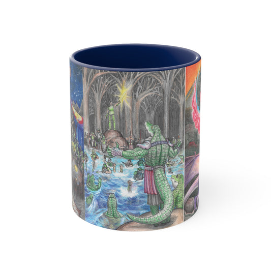 Accent Coffee Mug, 11oz with Adventure of a King motif