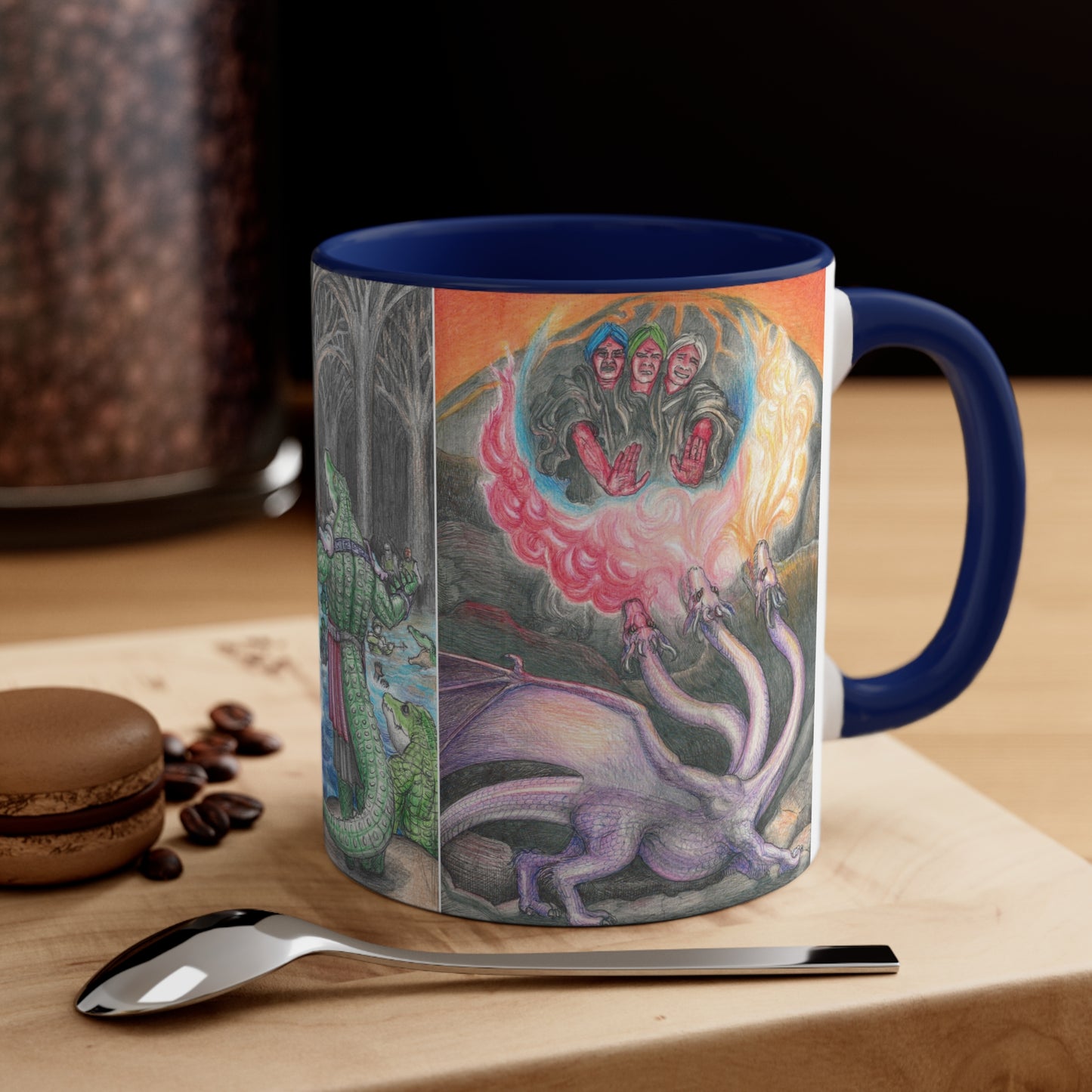 Accent Coffee Mug, 11oz with Adventure of a King motif