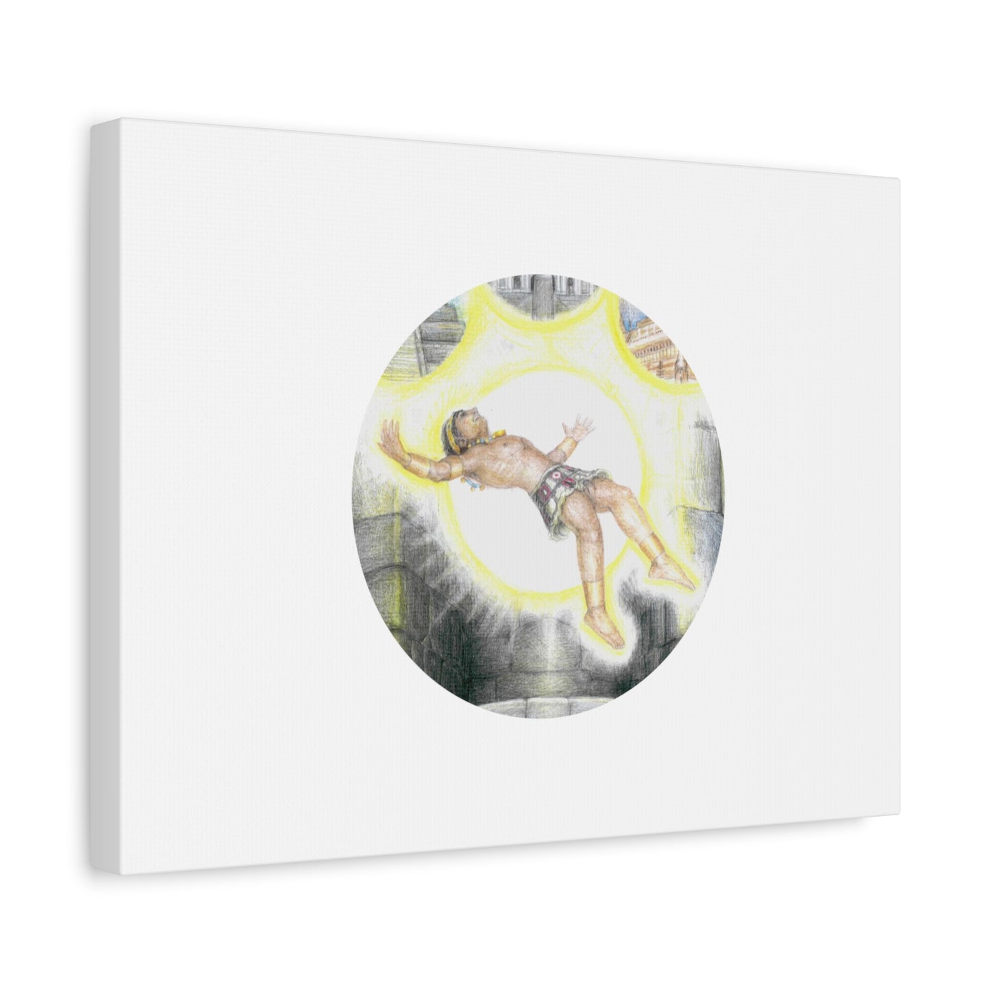 Matte Canvas, Stretched, 1.25" with a Ready For Your Afterlife motif