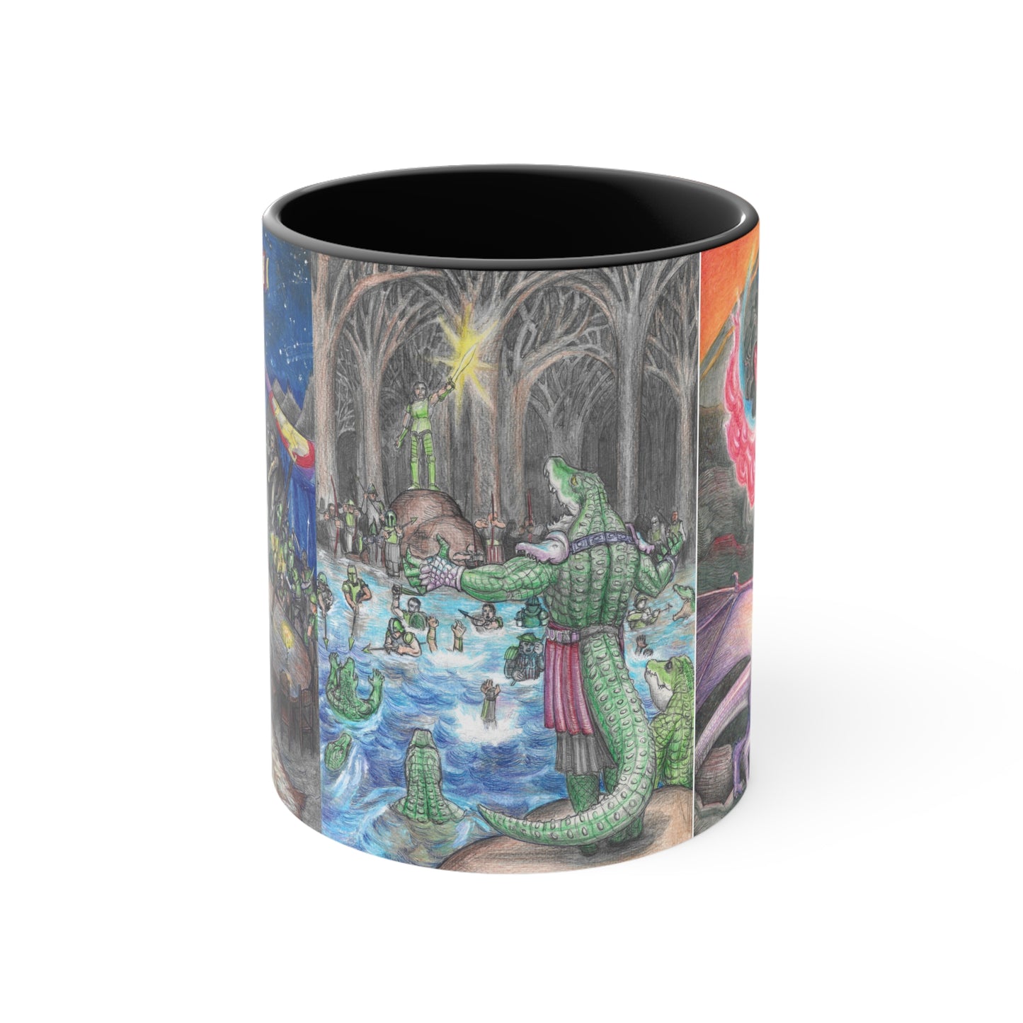 Accent Coffee Mug, 11oz with Adventure of a King motif