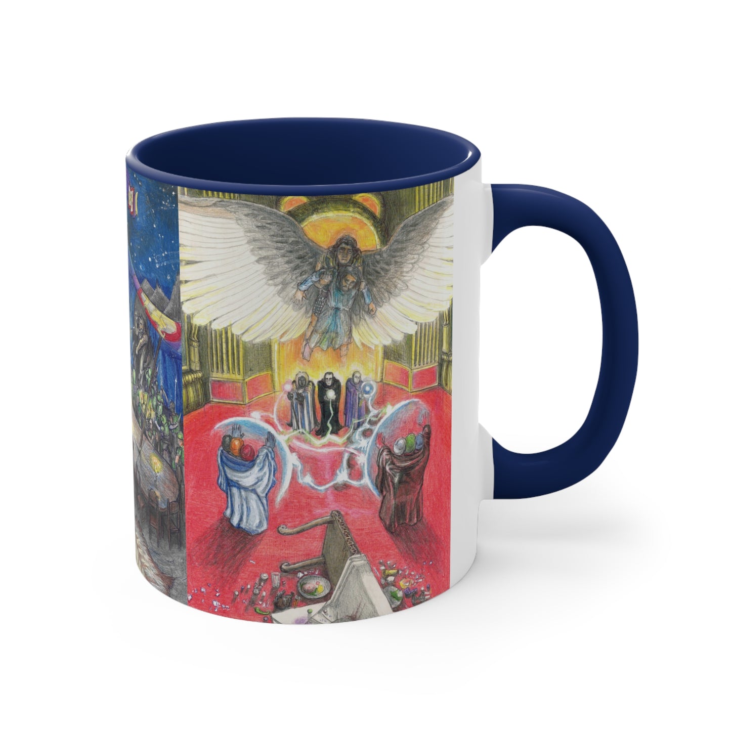 Accent Coffee Mug, 11oz with Adventures of a king motif