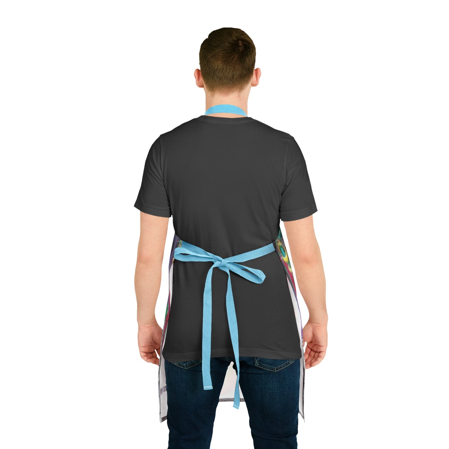 Apron, 5-Color Straps (AOP) with the Adventures of a King motif