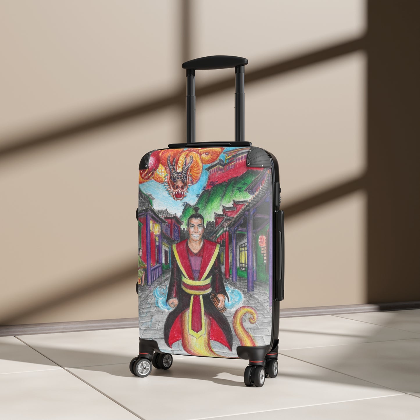 Suitcase with the Chinese Story motif