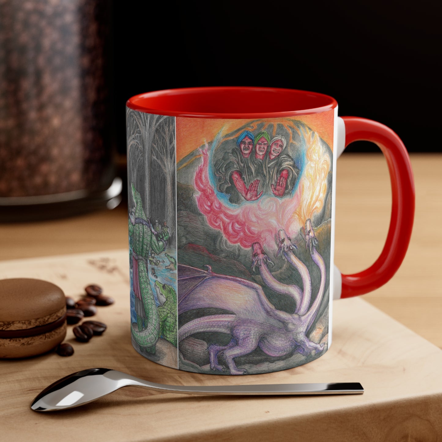 Accent Coffee Mug, 11oz with Adventure of a King motif