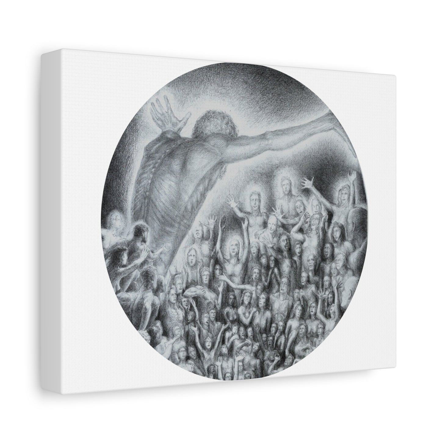 Matte Canvas, Stretched, 1.25" with a Ready For Your Afterlife motif