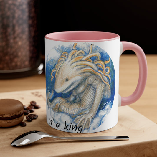 Accent Coffee Mug, 11oz with Adventures of a king motif