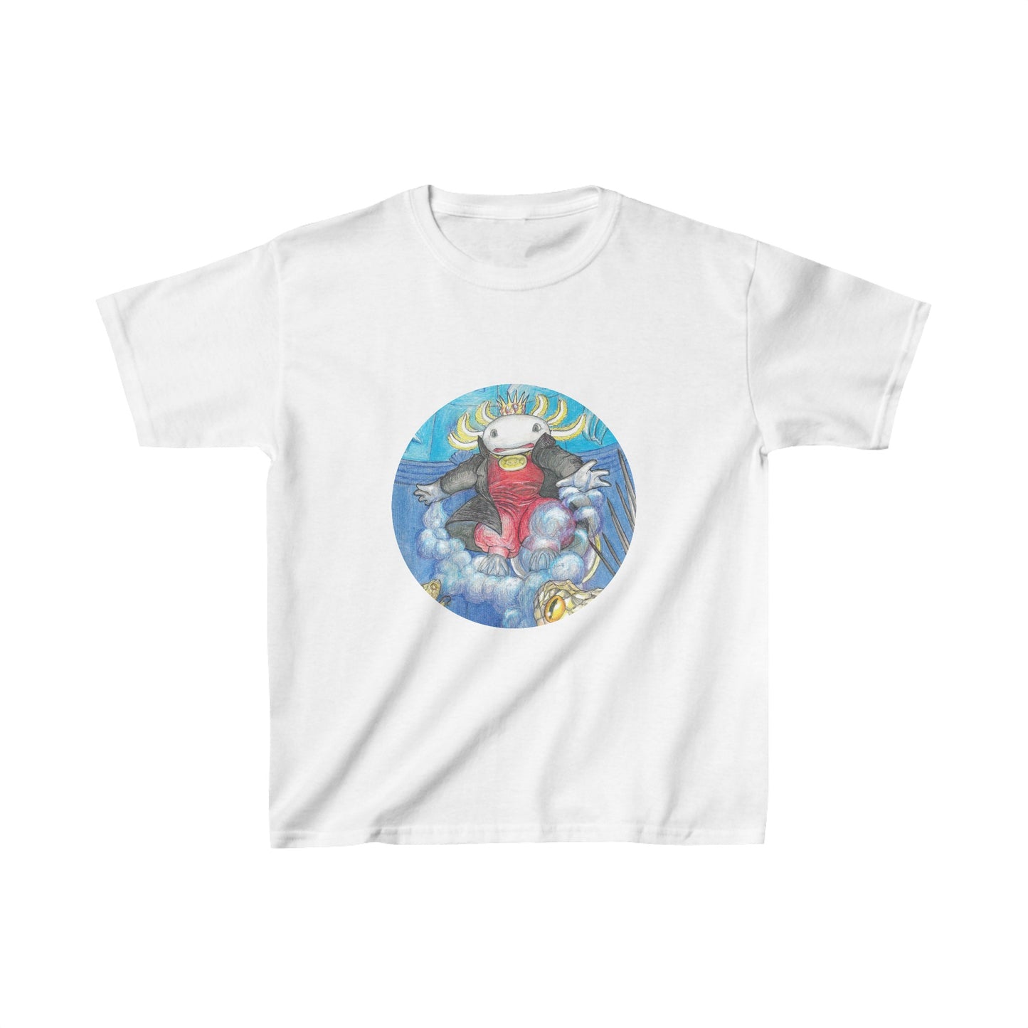 Kids Heavy Cotton™ Tee with the Adventures of a King motif