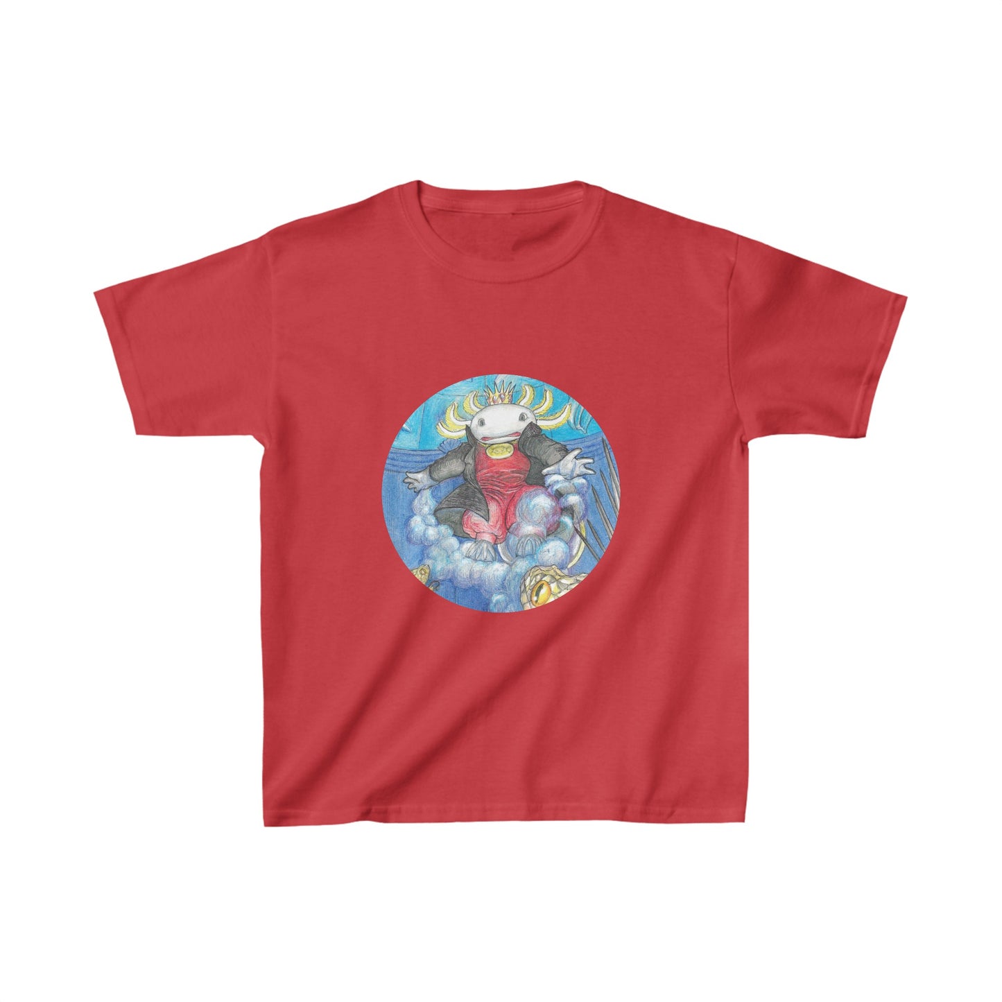 Kids Heavy Cotton™ Tee with the Adventures of a King motif