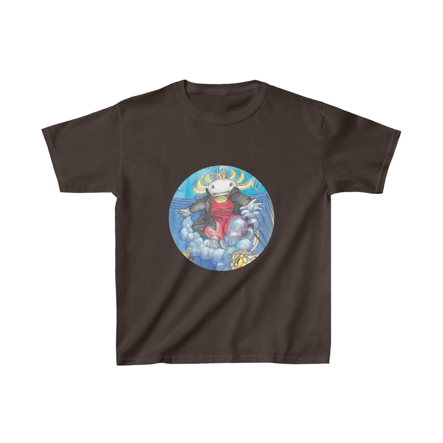 Kids Heavy Cotton™ Tee with the Adventures of a King motif