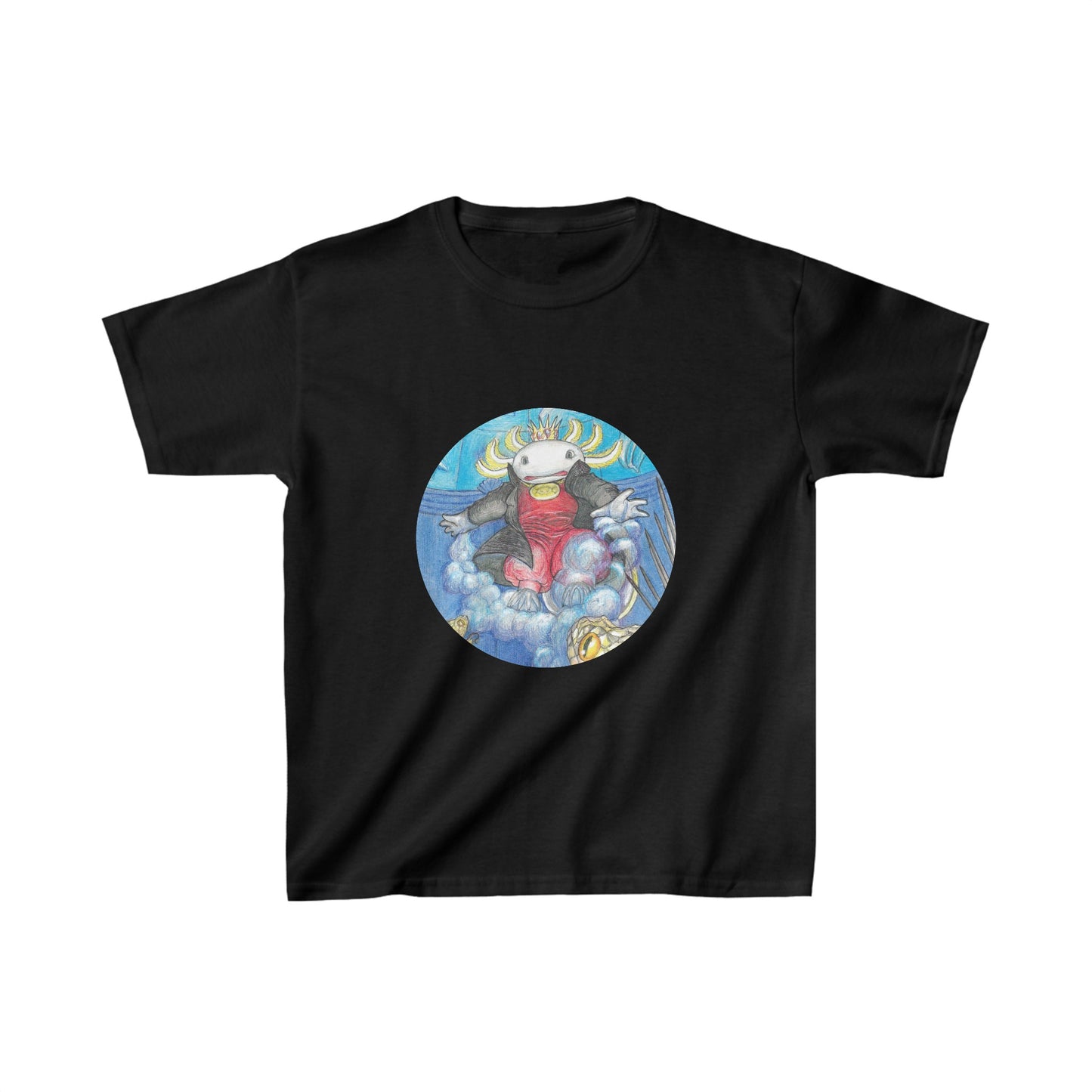 Kids Heavy Cotton™ Tee with the Adventures of a King motif