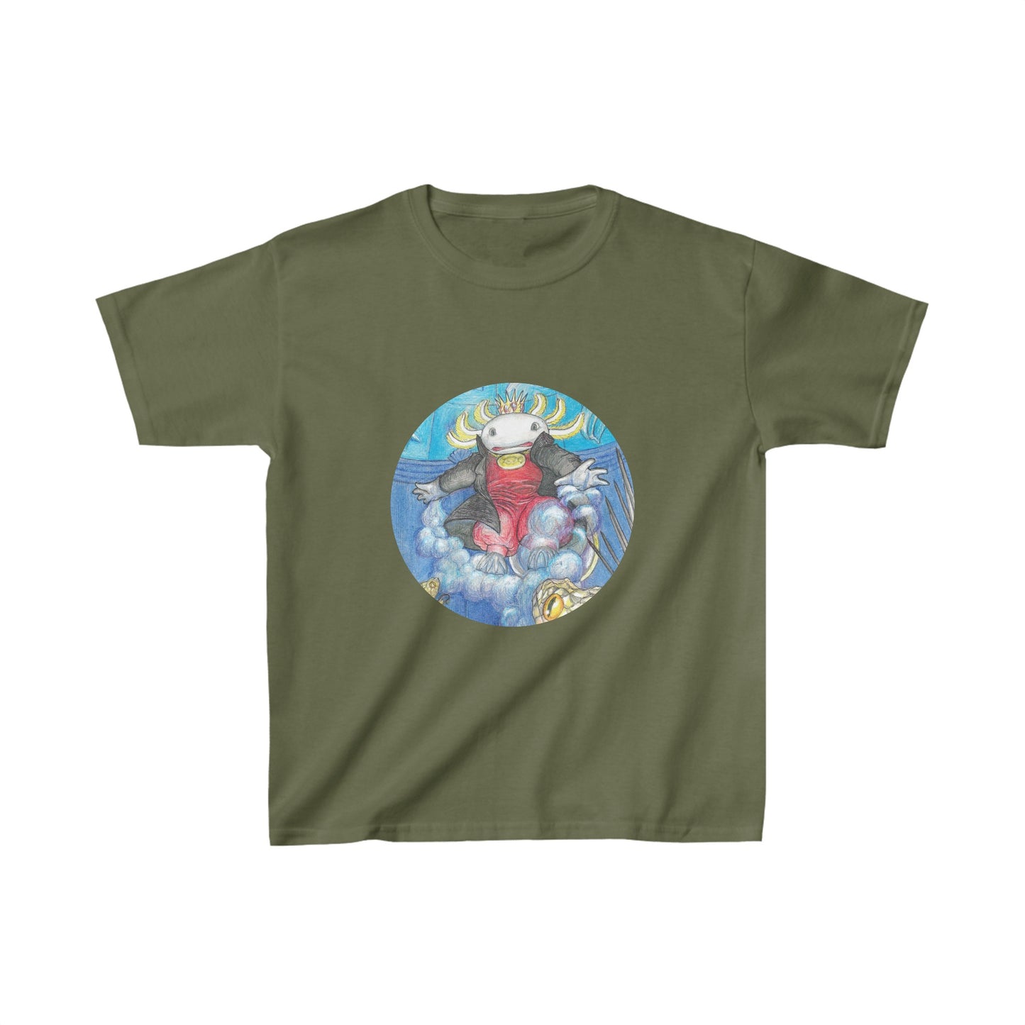 Kids Heavy Cotton™ Tee with the Adventures of a King motif