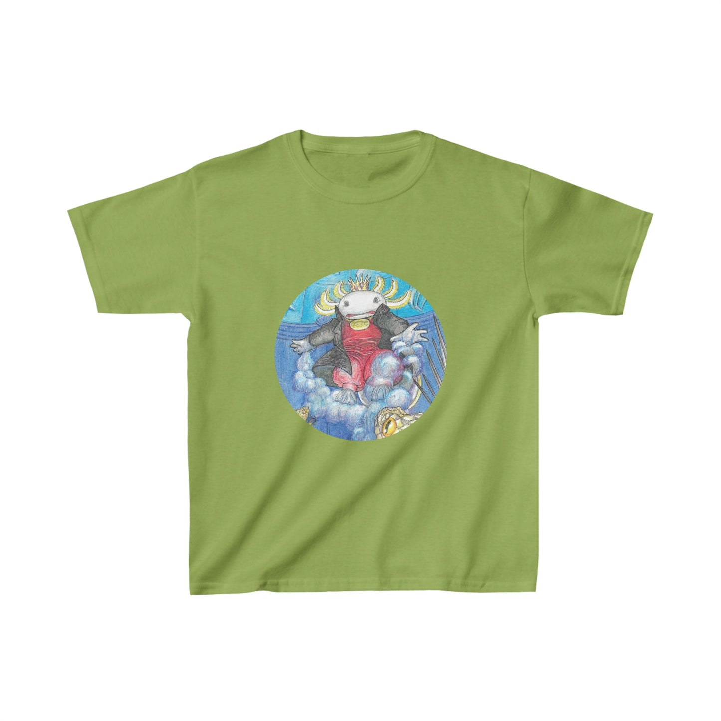 Kids Heavy Cotton™ Tee with the Adventures of a King motif