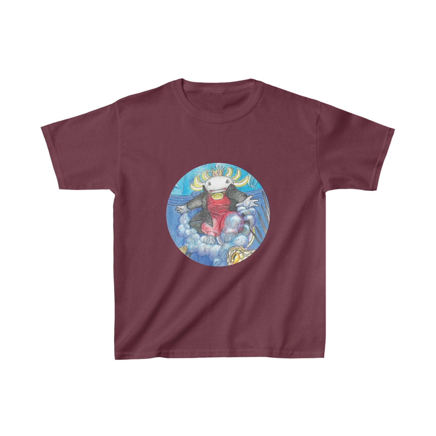 Kids Heavy Cotton™ Tee with the Adventures of a King motif