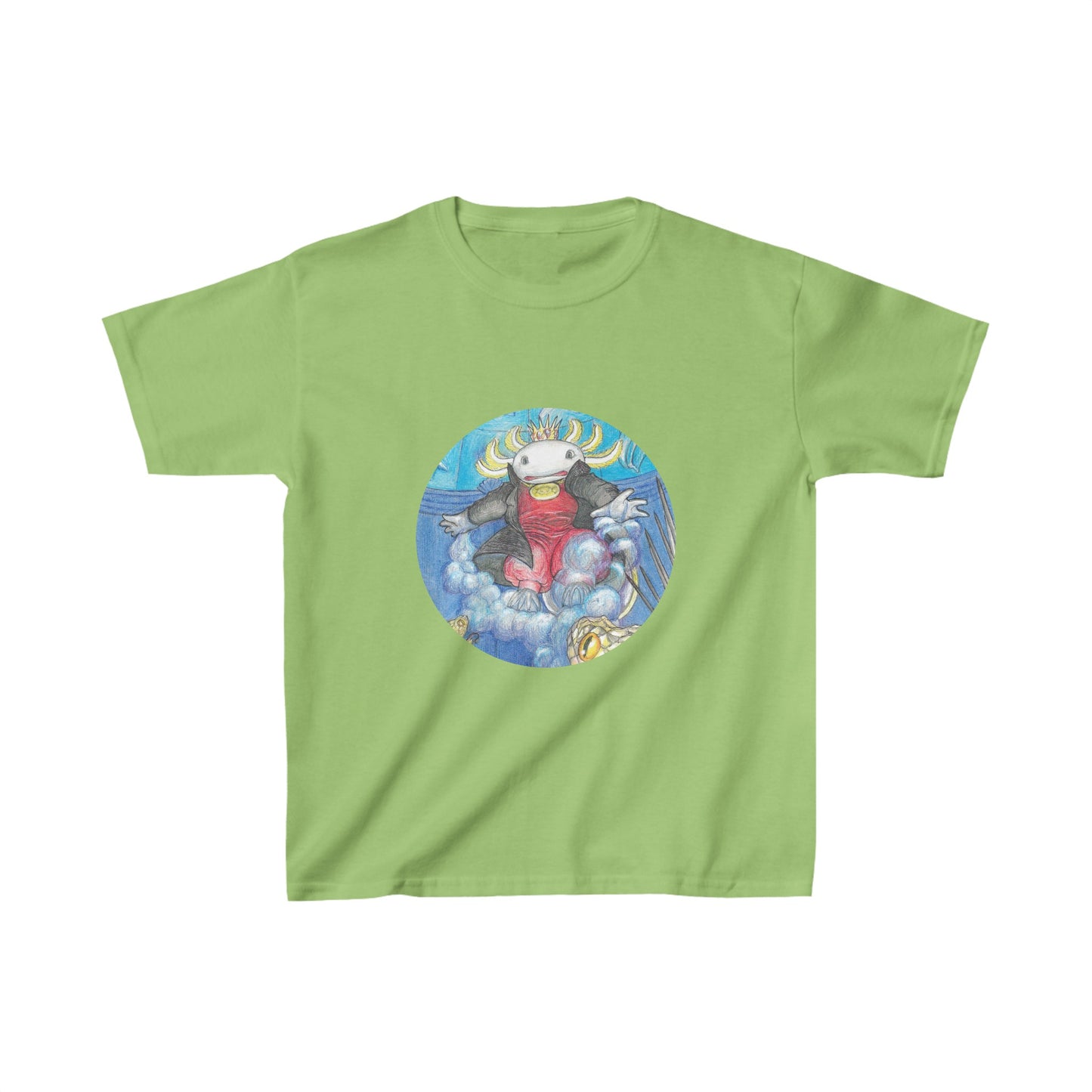 Kids Heavy Cotton™ Tee with the Adventures of a King motif