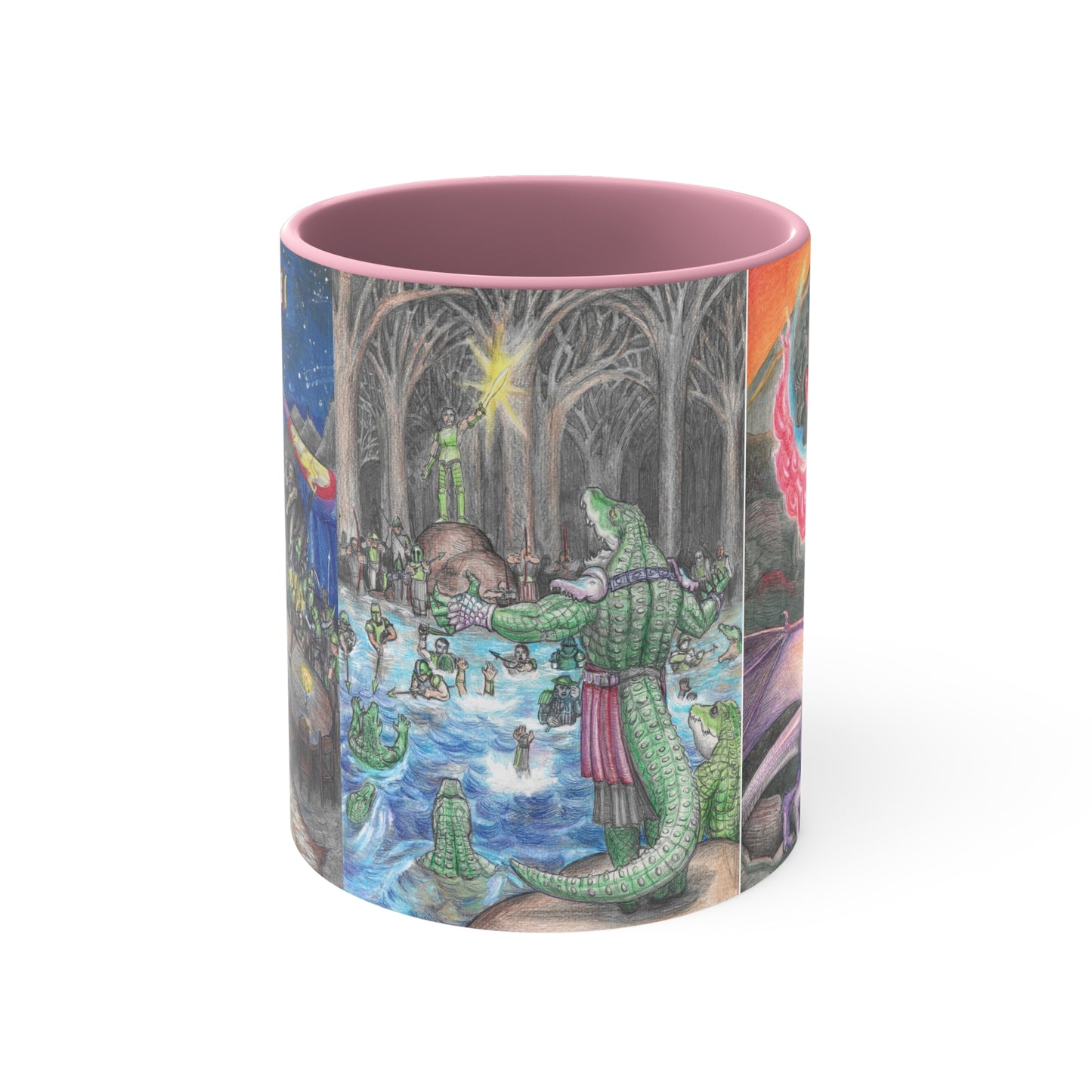 Accent Coffee Mug, 11oz with Adventure of a King motif