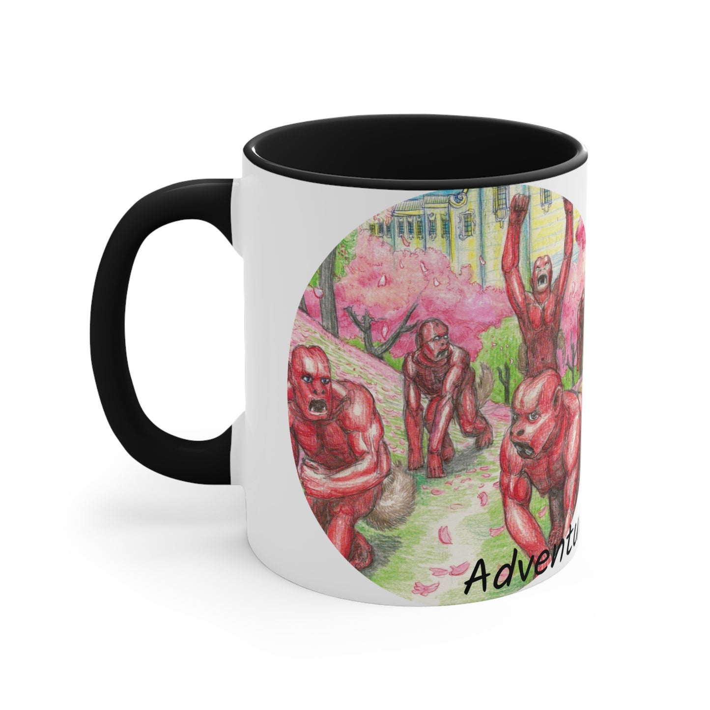 Accent Coffee Mug, 11oz with Adventures of a king motif